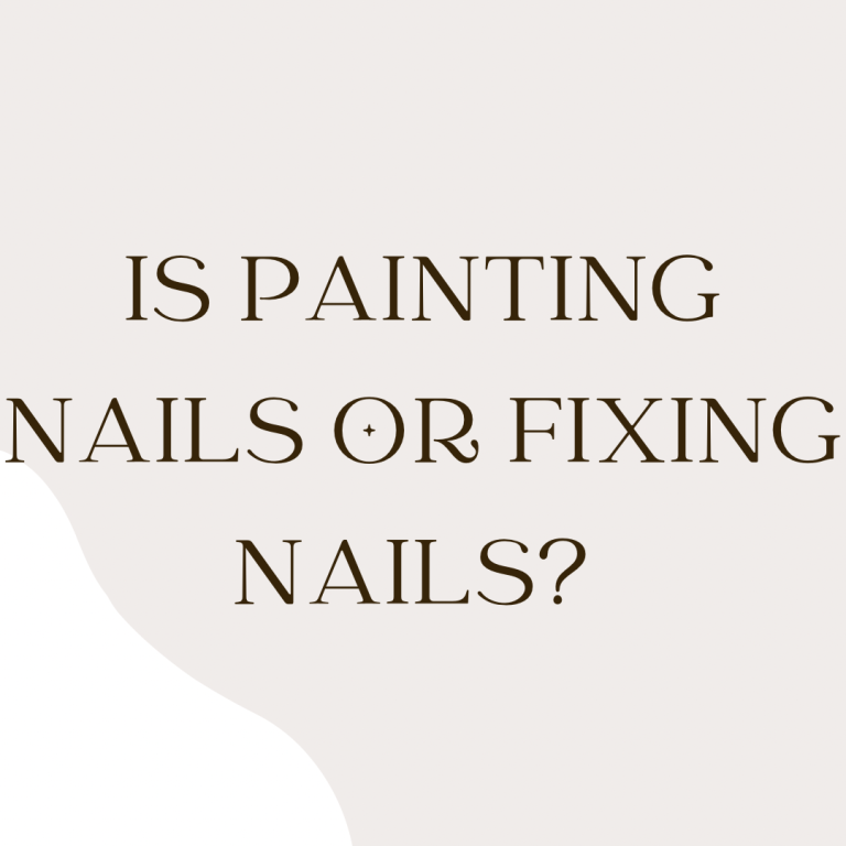Is painting your nails or fixing nails a sin?