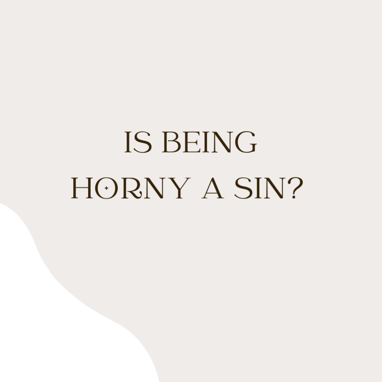 Is being horny sinful